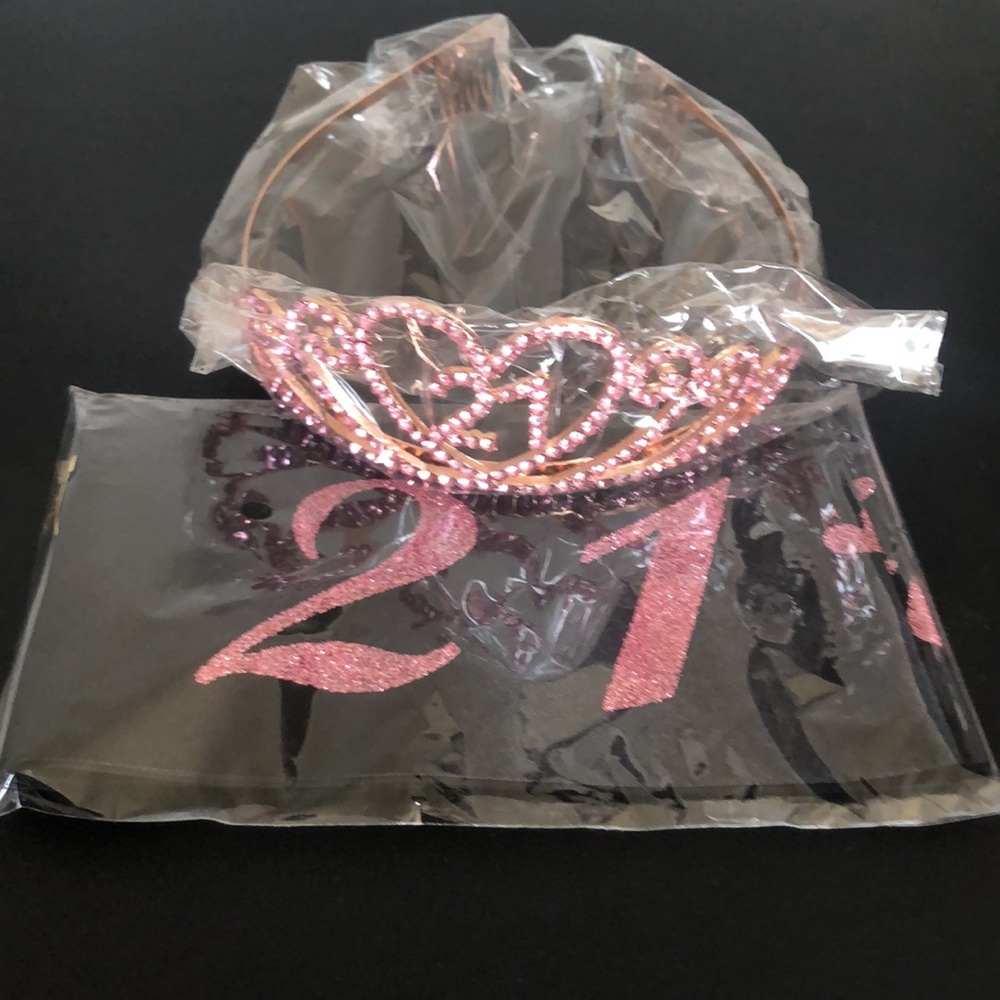 Finally 21 Birthday Sash and Crown Set!!🎂🎉🎉